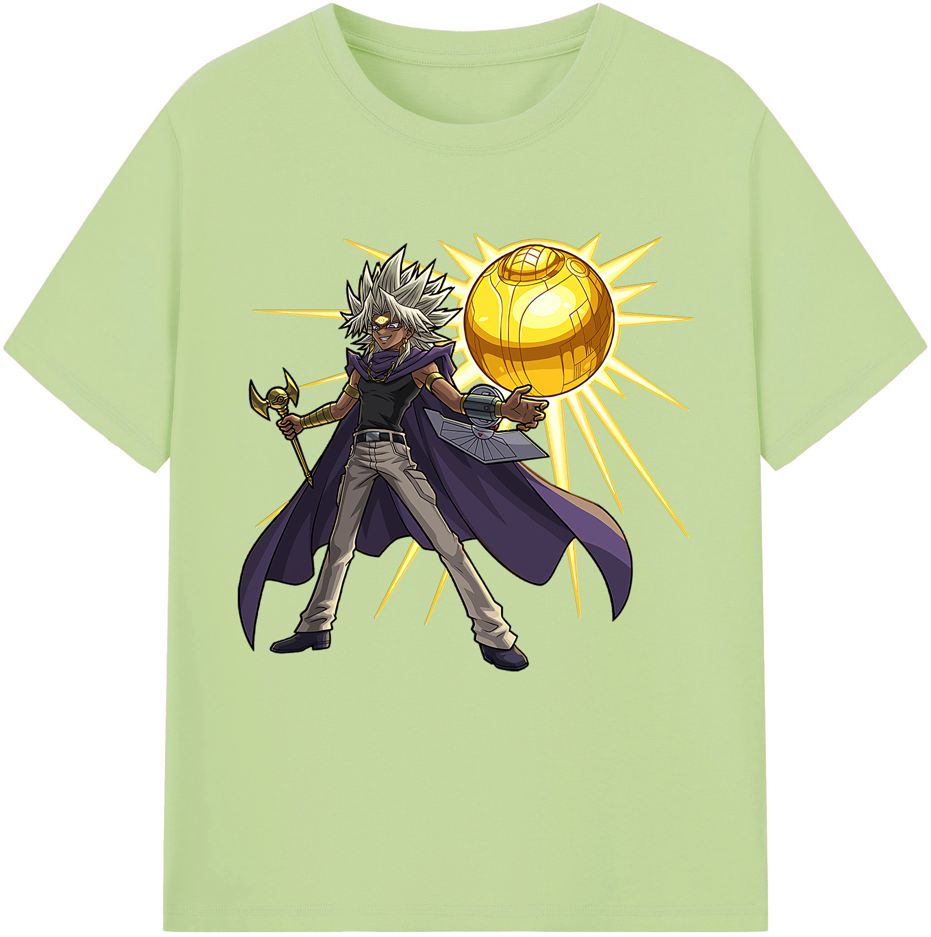 （画像用） 遊☆戯☆王 Yu-Gi-Oh! 綿100％半袖Tシャツ（フロントプリント）